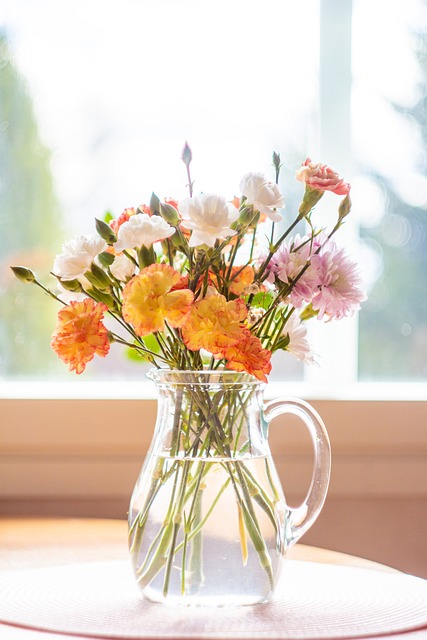 flowerpot, office flowers, bouquet