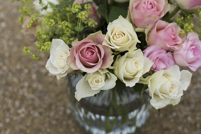 flowerpot, office flowers, bouquet