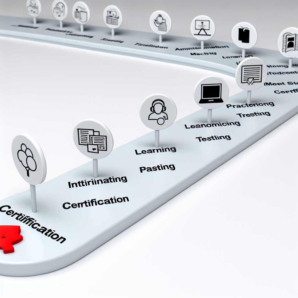 Red Hat certification journey, font highlighted.