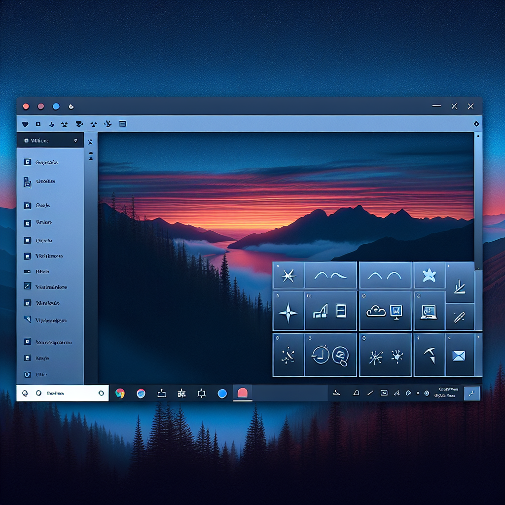 Customized Windows 10 interface on desktop.
