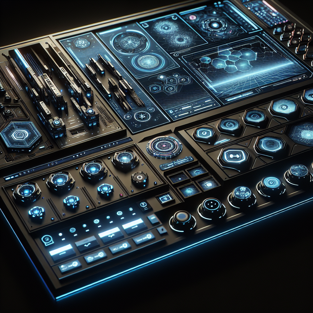 Sleek console interface with advanced features.