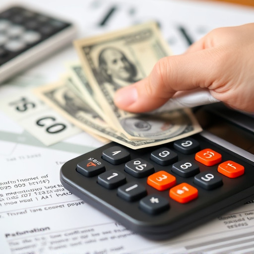 money. tax, money and calculator, tax calculator