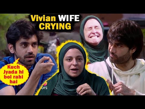 Bigg Boss 18 Today Episode Promo Vivian Wife Nouran Aly Crying #bb18