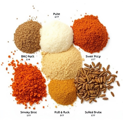 BBQ spice rubs, dry rub recipes, barbecue seasoning, homemade BBQ rub, smoky BBQ rub, sweet and spicy rub, grilling spices, meat rubs, all-purpose BBQ rub, Track 43 Road Spice Rubs