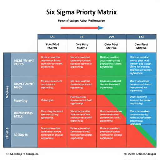 Six Sigma Action Priority Matrix