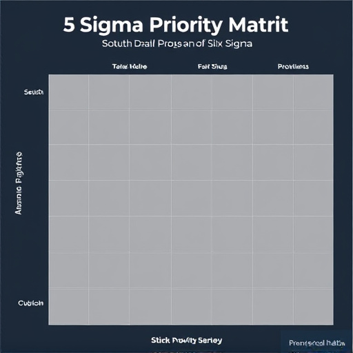 Six Sigma Action Priority Matrix