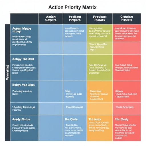 Six Sigma Action Priority Matrix