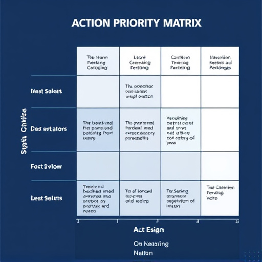 Six Sigma Action Priority Matrix