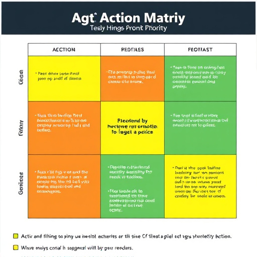 Six Sigma Action Priority Matrix