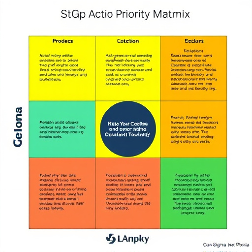 Six Sigma Action Priority Matrix