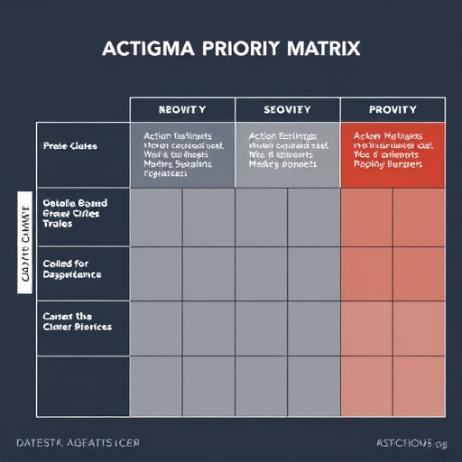 Six Sigma Action Priority Matrix