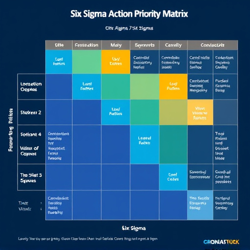 Six Sigma Action Priority Matrix