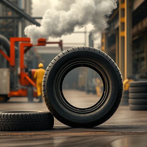 tyre pollution, air quality impact, factory emissions, VOCs, particulate matter, industrial pollution, health risks, rubber production, eco-friendly tyres, emission control