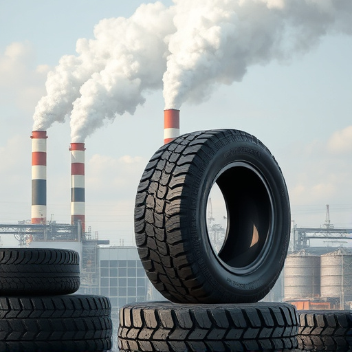 tyre pollution, air quality impact, factory emissions, VOCs, particulate matter, industrial pollution, health risks, rubber production, eco-friendly tyres, emission control