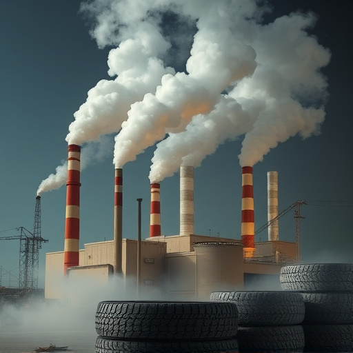 tyre pollution, air quality impact, factory emissions, VOCs, particulate matter, industrial pollution, health risks, rubber production, eco-friendly tyres, emission control