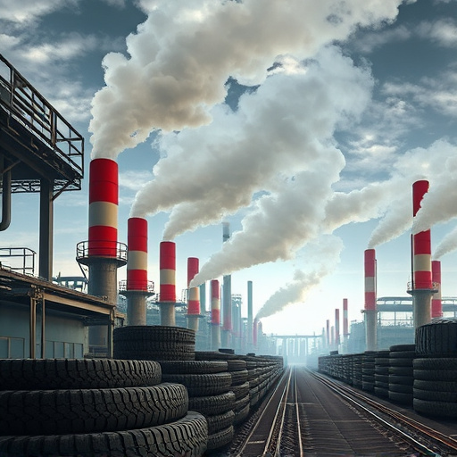 tyre pollution, air quality impact, factory emissions, VOCs, particulate matter, industrial pollution, health risks, rubber production, eco-friendly tyres, emission control