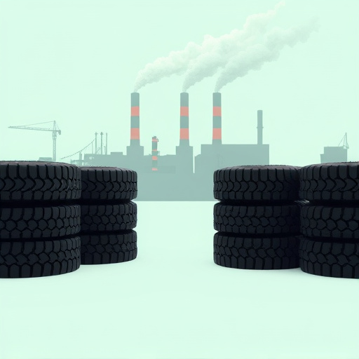 tyre pollution, air quality impact, factory emissions, VOCs, particulate matter, industrial pollution, health risks, rubber production, eco-friendly tyres, emission control