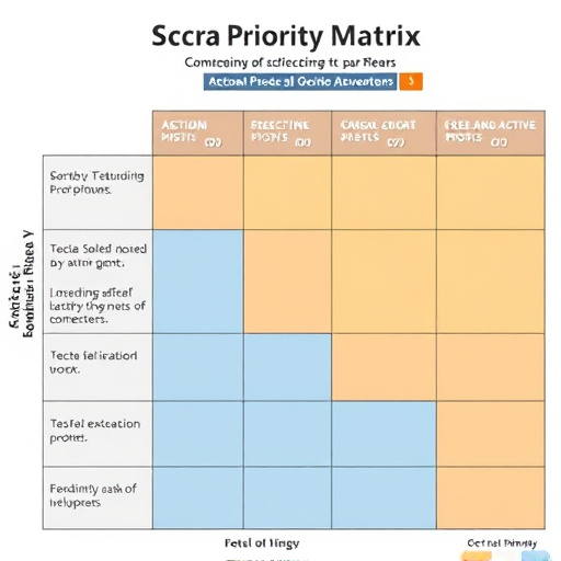 Six Sigma Action Priority Matrix
