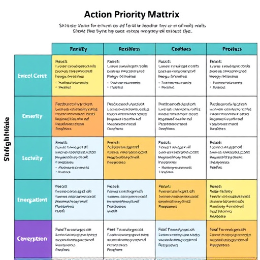 Six Sigma Action Priority Matrix
