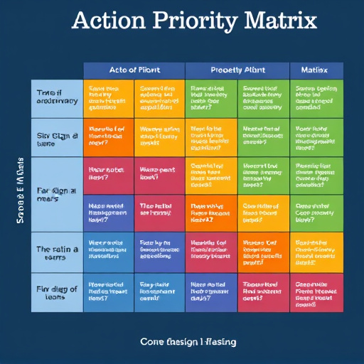 Six Sigma Action Priority Matrix