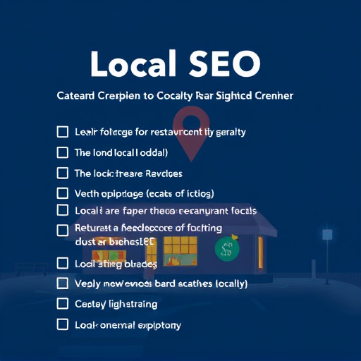 Local SEO optimization checklist for restaurants