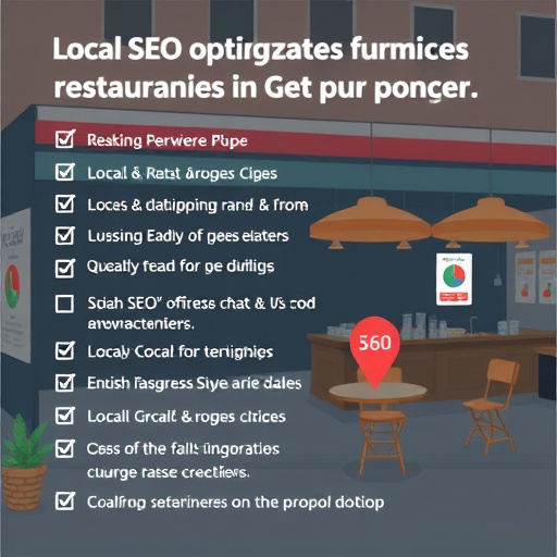 Local SEO optimization checklist for restaurants