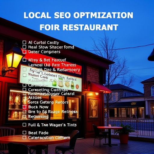 Local SEO optimization checklist for restaurants