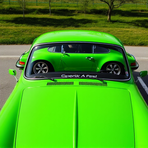 green car