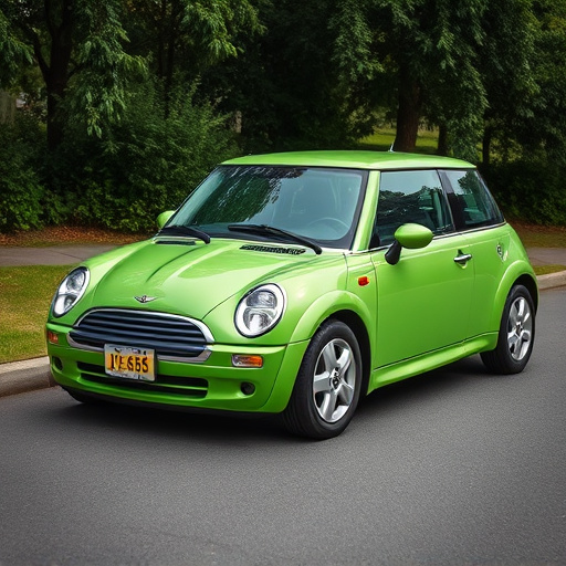 green car
