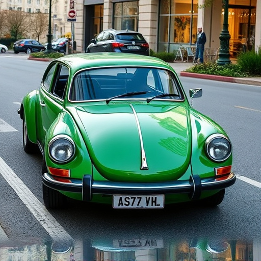 green car