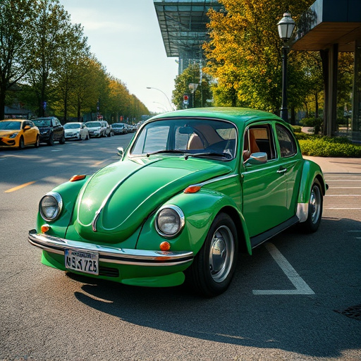 green car