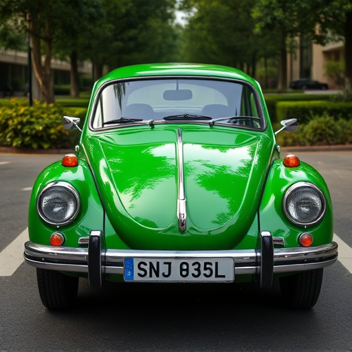 green car