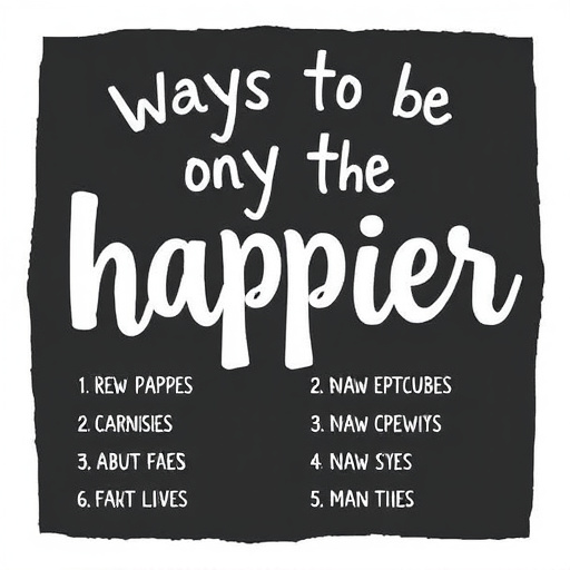 ways to be happier