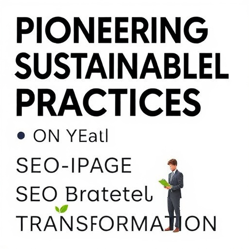 Pioneering Sustainable Practices: On Page SEO Strategies for Business Transformation