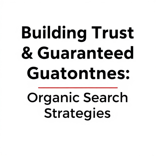 Building Trust & Guaranteed Outcomes: Organic Search Traffic Strategies