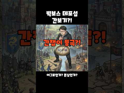 빅보스 데포섭 간보기 중?!