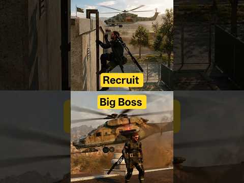 Recruit vs Big Boss in MGSV #metalgearsolid #mgsv